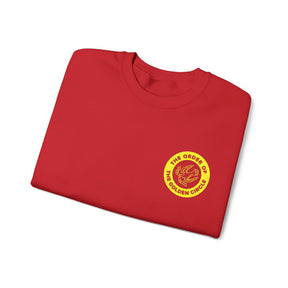 Order of the Golden Circle Sweatshirt - Crewneck Embroidered Front Design - Bricks Masons