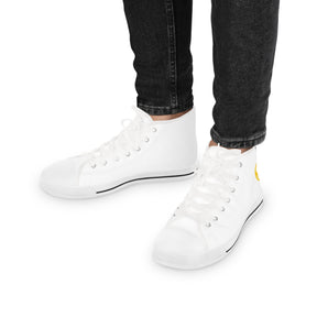Order of the Golden Circle Sneaker - High Top Black & White Sole - Bricks Masons