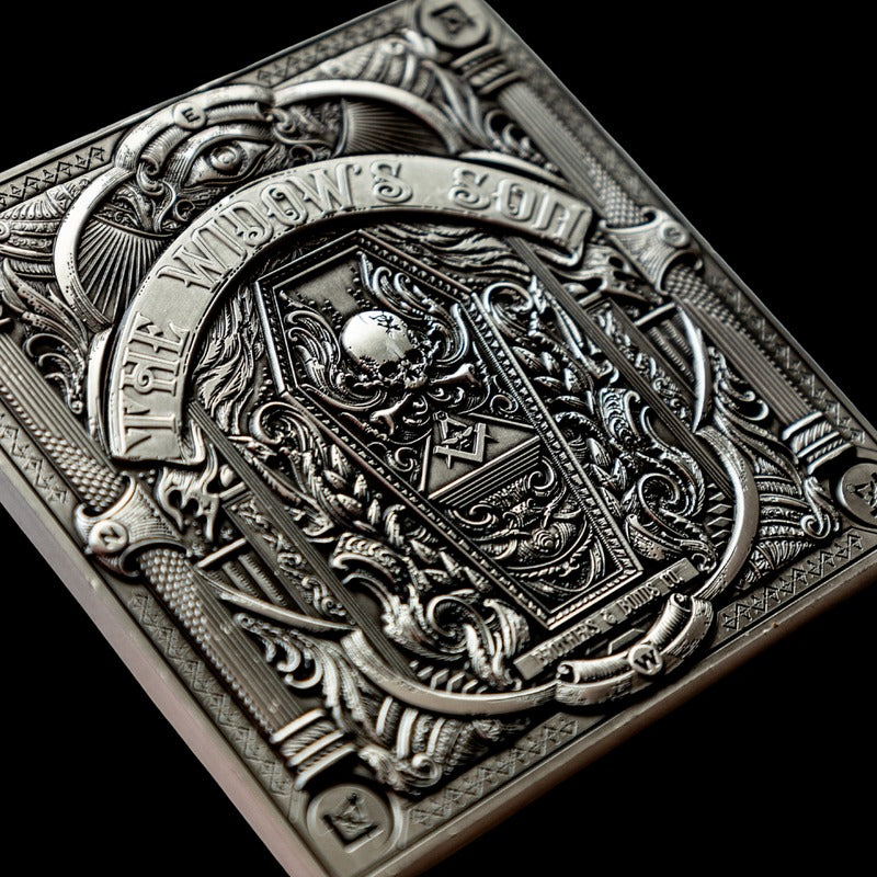 Widows Sons Coin - Tablet Challenge Coin - Bricks Masons