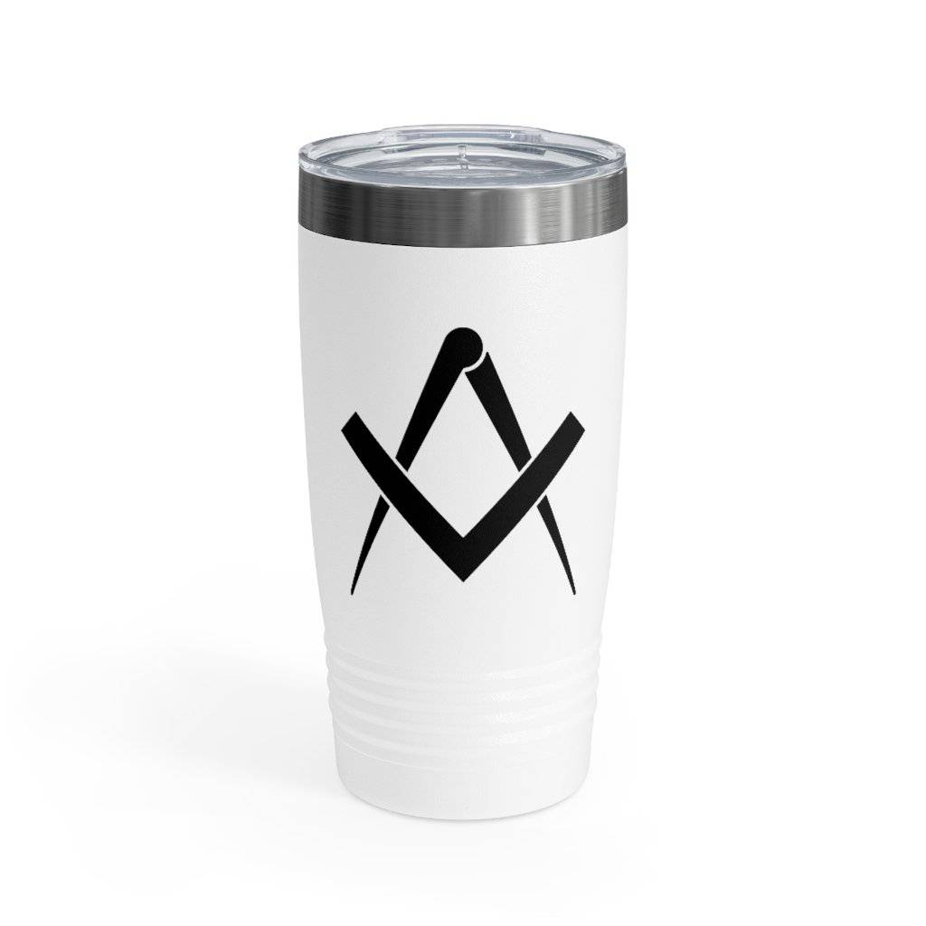 Master Mason Blue Lodge Ringneck Tumbler - Square & Compass 20oz - Bricks Masons