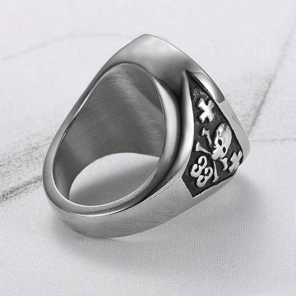 33rd Degree Scottish Rite Ring - Skull - Bricks Masons