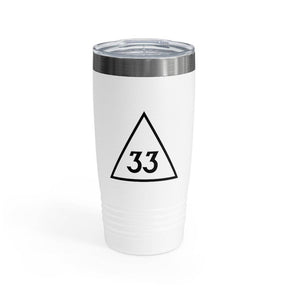 33rd Degree Scottish Rite Ringneck Tumbler - Various Colors - Bricks Masons