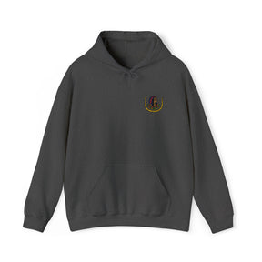 DOI Hoodie - Soft Cotton Poly Blend Front Stitch Detail - Bricks Masons