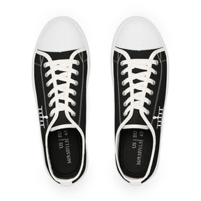 St. Lawrence the Martyr Sneaker - Low Top Sneaker Black & White - Bricks Masons