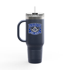 Master Mason Blue Lodge Ringneck Tumbler - 2B1 ASK1 with Square & Compass G