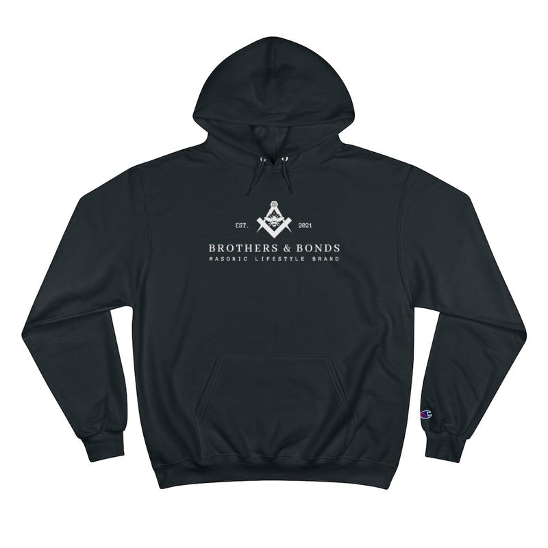 Master Mason Blue Lodge Hoodie - Square & Compass & Bee - Bricks Masons
