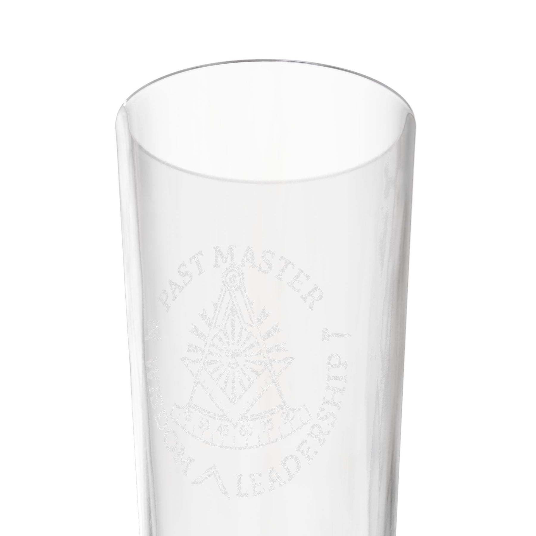 Vaso de pinta de la Logia Azul de Past Master - Emblema del Sol del Cuadrante de Sabiduría y Liderazgo S&amp;C