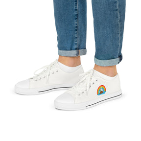 Royal Ark Mariner Sneaker - Low Top Sneaker Black & White Colorful Emblem - Bricks Masons