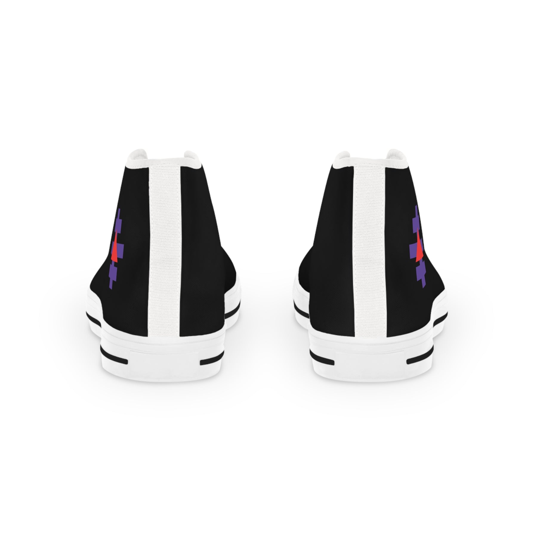Knight Templar Priests Sneaker - High Top Black & White - Bricks Masons