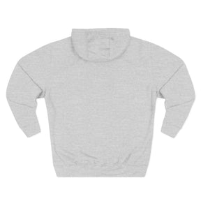Red Cross of Constantine Hoodie - Three-Panel Fleece Chest Embroidered Motif - Bricks Masons