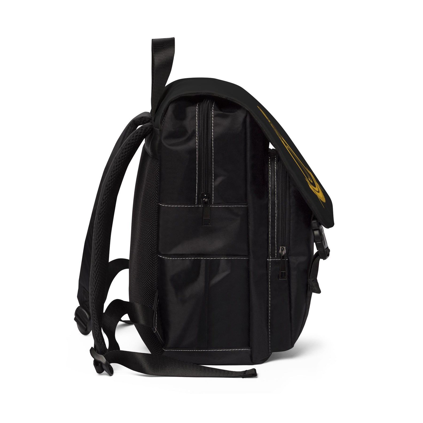 District Deputy Grand Master Blue Lodge Backpack - Black & Gold Resistant Fabric - Bricks Masons