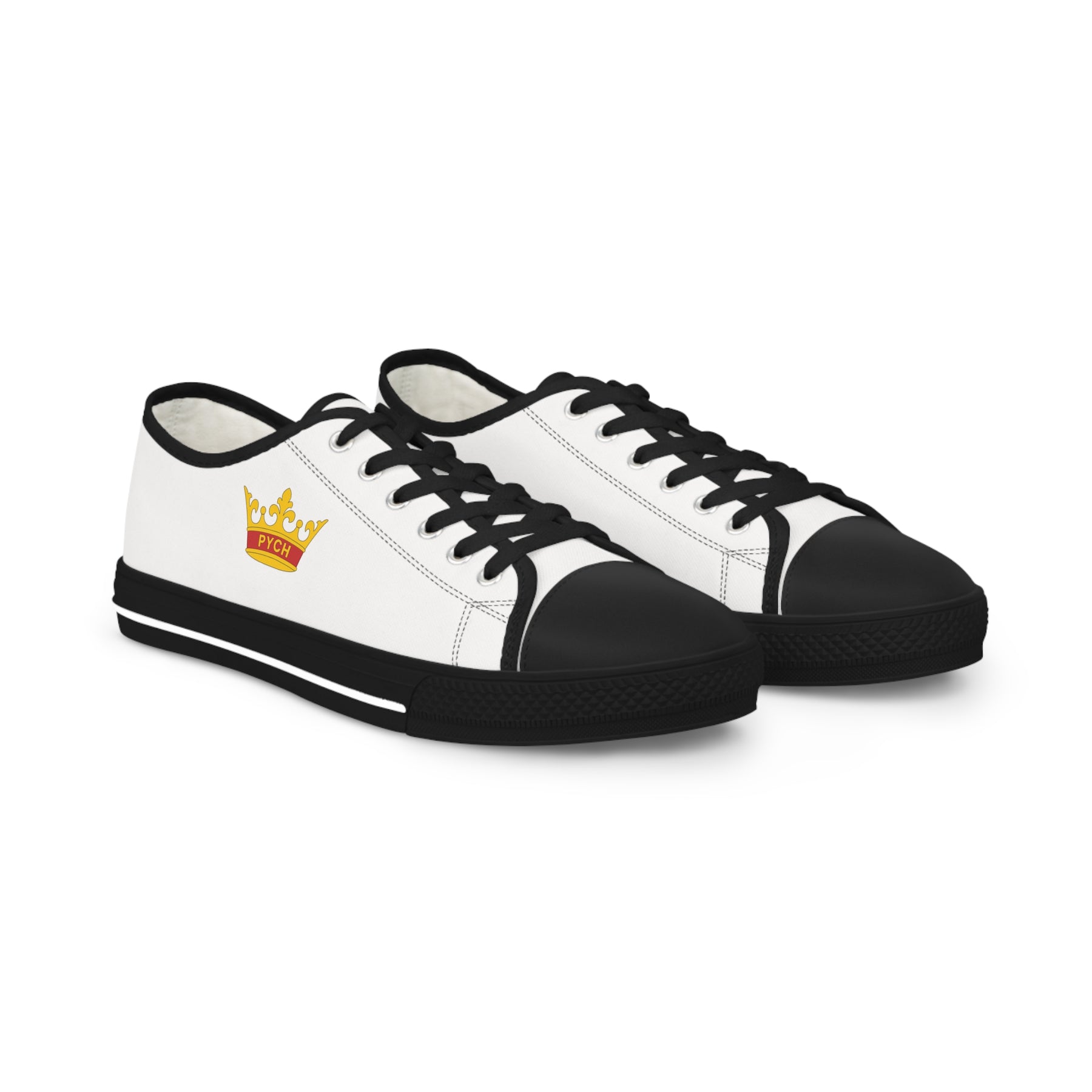 PYCH Sneaker - Low Top Sneaker Black & White - Bricks Masons