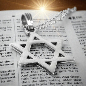 Star of David Pendant in Silver 3 cm 7.2 g Art 599 - Bricks Masons