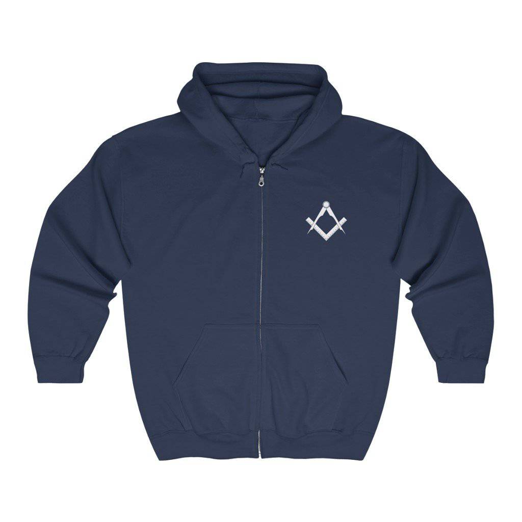 Master Mason Blue Lodge Hoodie - Square & Compass 4 Colors