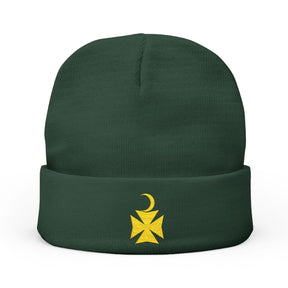 Knights of Constantinople Beanie - Knit Embroidery Various Colors - Bricks Masons