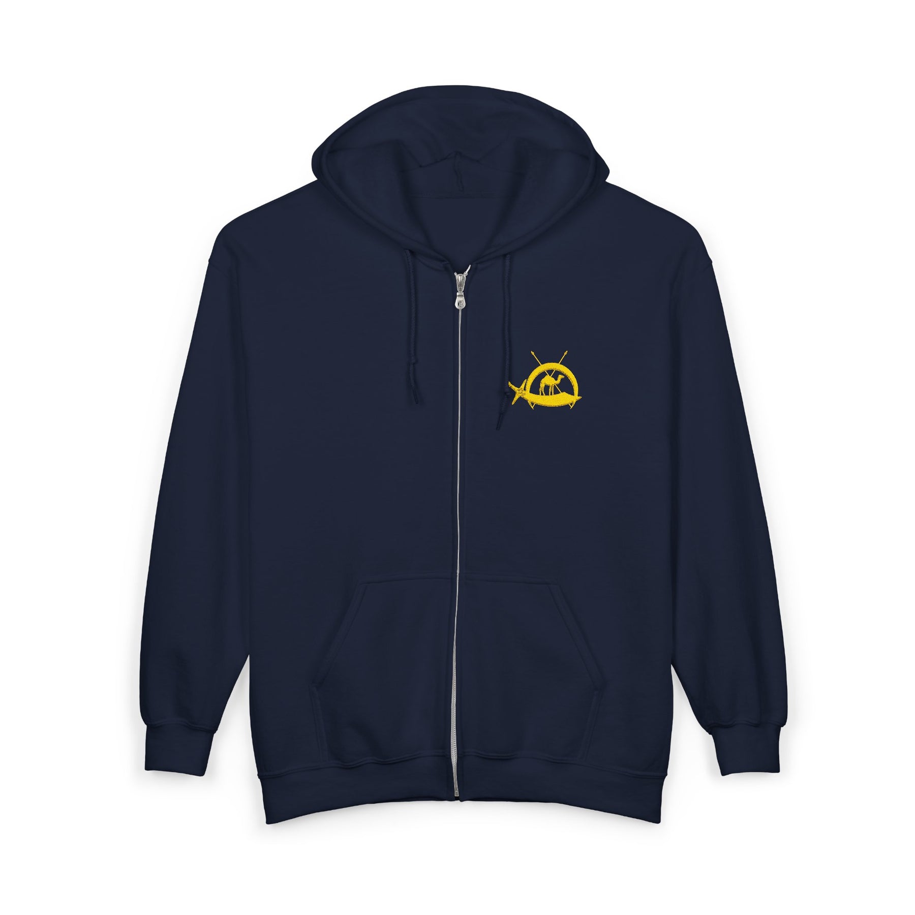 DOKO Hoodie - Zip Up Jacket Casual Wear Golden Emblem - Bricks Masons