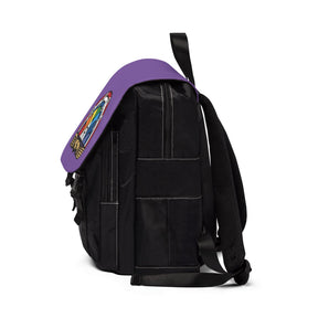 International Order of The Rainbow For Girls Backpack - Purple With Multiple Compartments - Bricks Masons