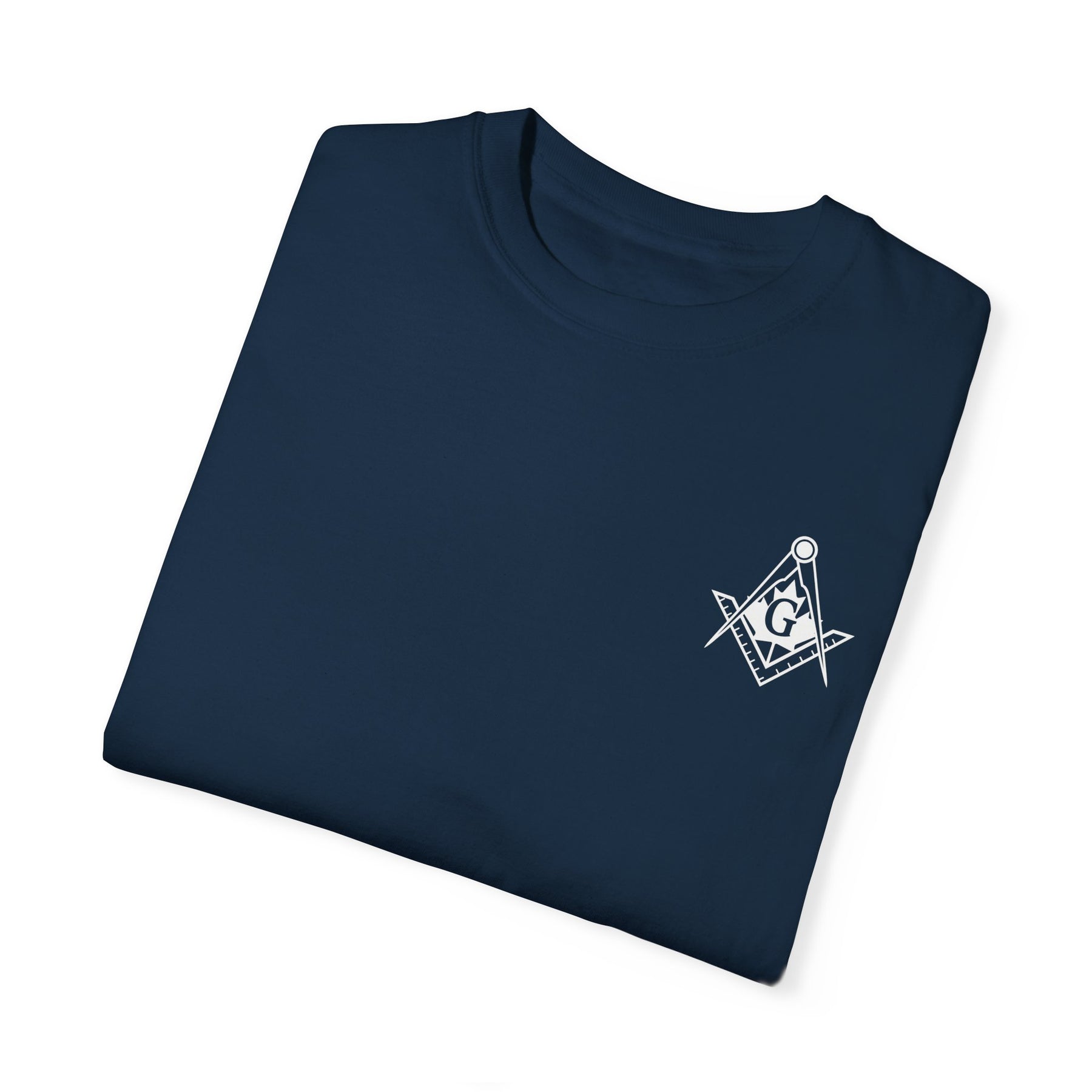 Master Mason Blue Lodge Canada Jurisdiction T-Shirt - Garment-Dyed Tee - Bricks Masons