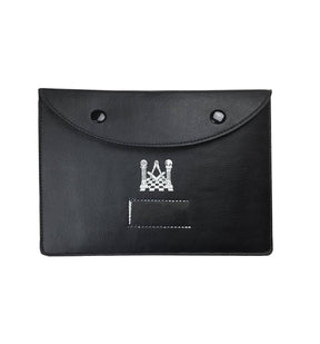 Master Mason Blue Lodge Jewels Case - X Large Black Imitation Leather