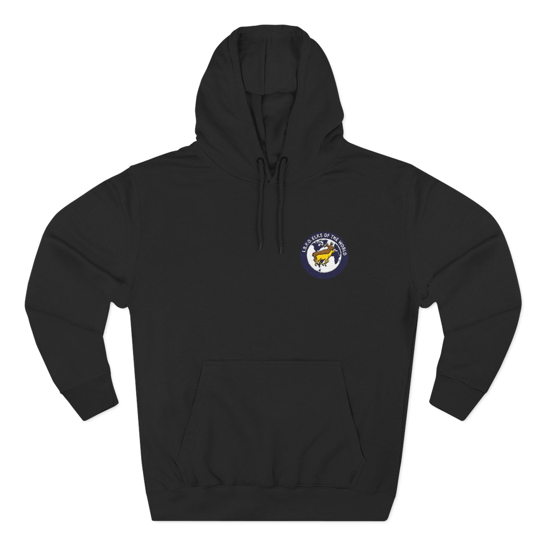 Elks of the World Hoodie - Embroidered Front Design - Bricks Masons