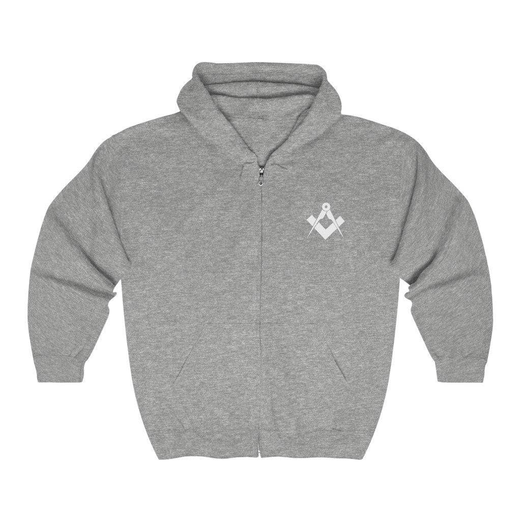 Master Mason Blue Lodge Hoodie - Square & Compass Classic Fit