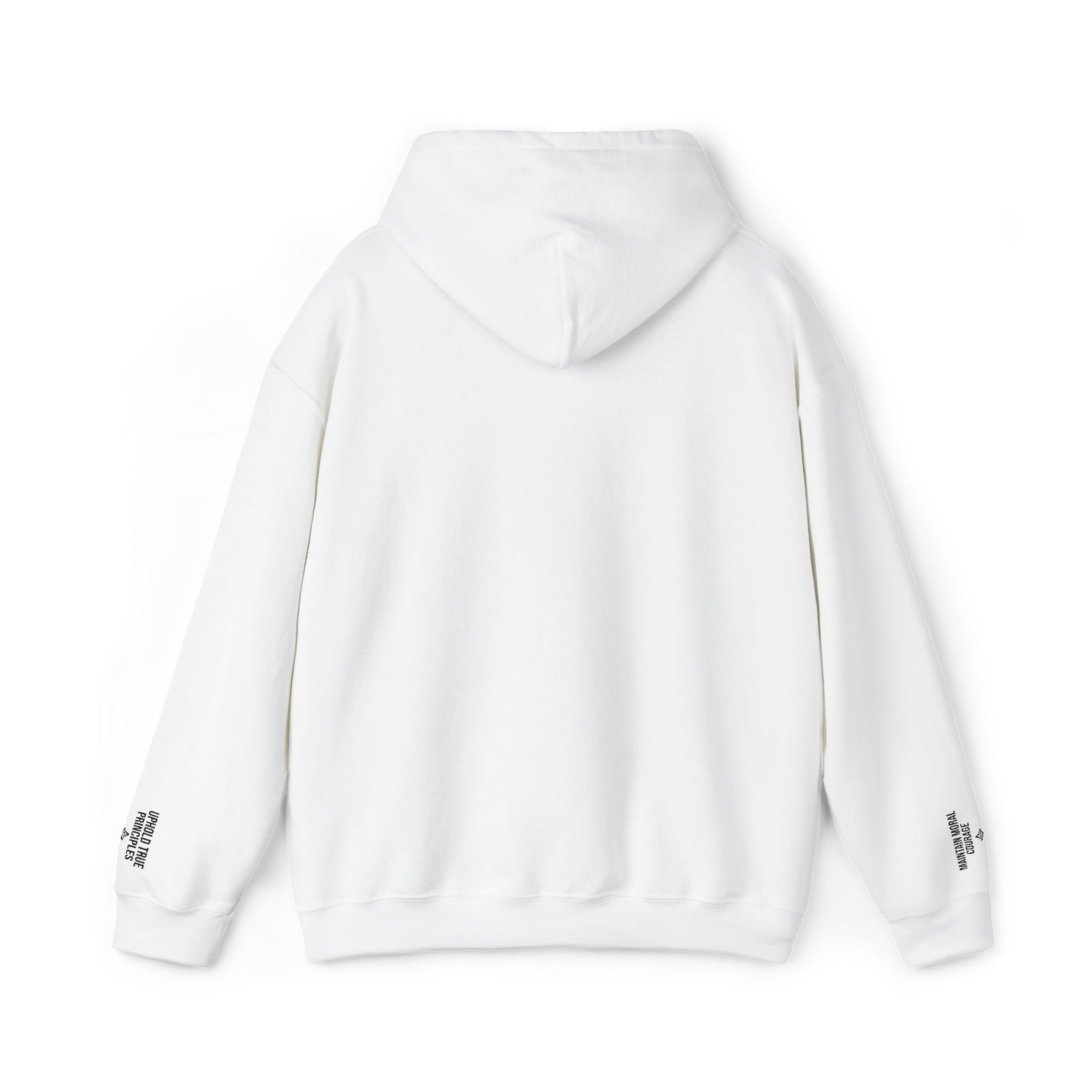 Master Mason Blue Lodge Hoodie - Strength Front & Sleeves Embroidery - Bricks Masons