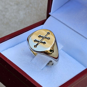 33rd Degree Scottish Rite Ring - 9K Gold Grand Cross