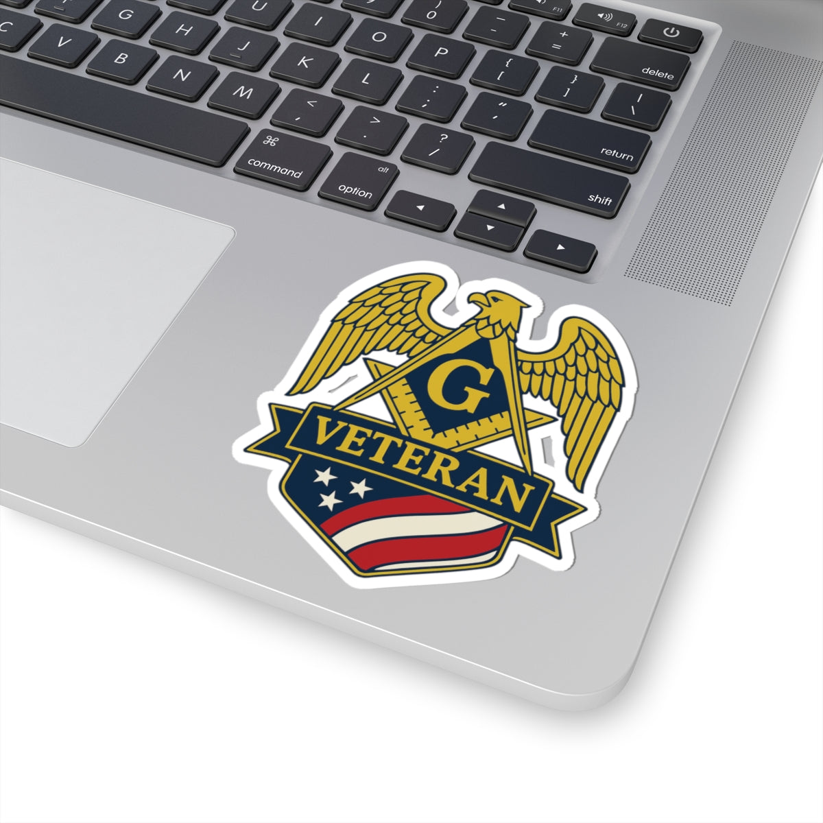 Master Mason Blue Lodge Sticker Decal - Kiss-Cut Veteran Mason - Bricks Masons