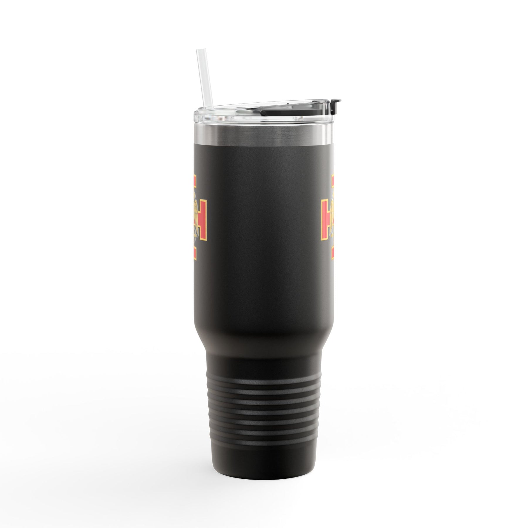 33rd Degree Scottish Rite Ringneck Tumbler - Stainless Steel Red Cross With Wings Down - Bricks Masons