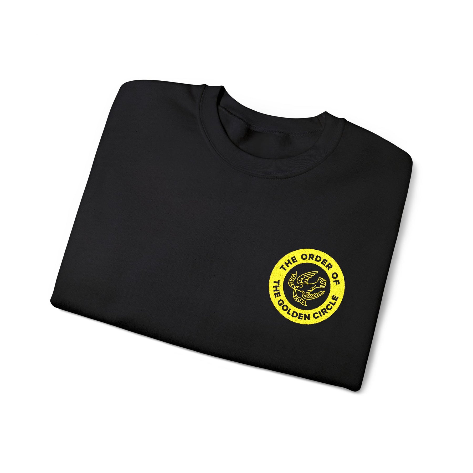 Order of the Golden Circle Sweatshirt - Crewneck Embroidered Front Design - Bricks Masons