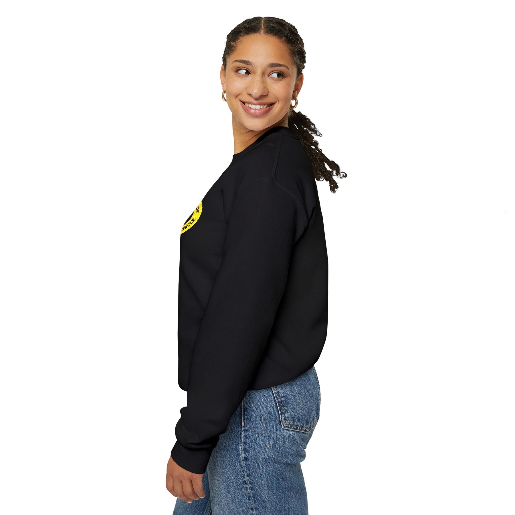 Order of the Golden Circle Sweatshirt - Crewneck Embroidered Front Design - Bricks Masons