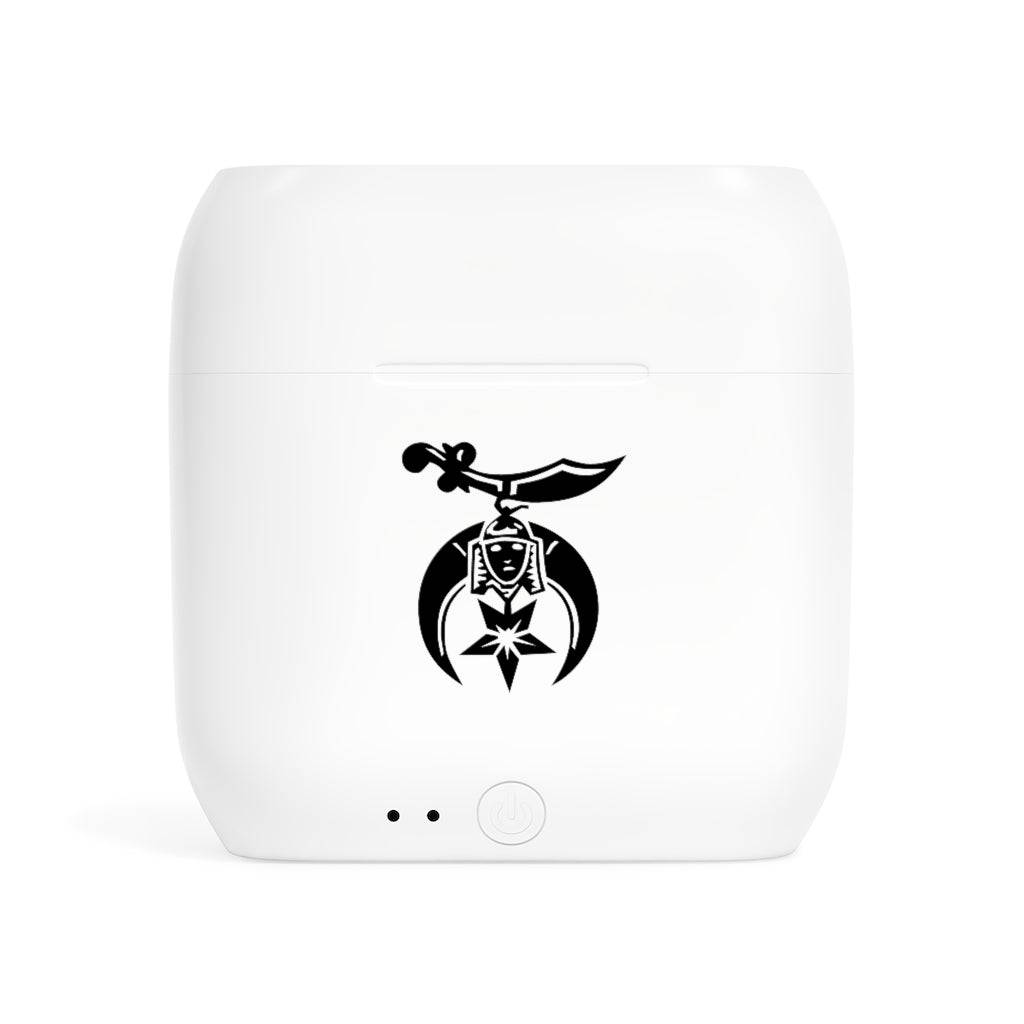 Shriners Earbud - White