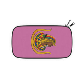 DOI Passport Wallet - Pink With Shoulder & Wrist Strap - Bricks Masons