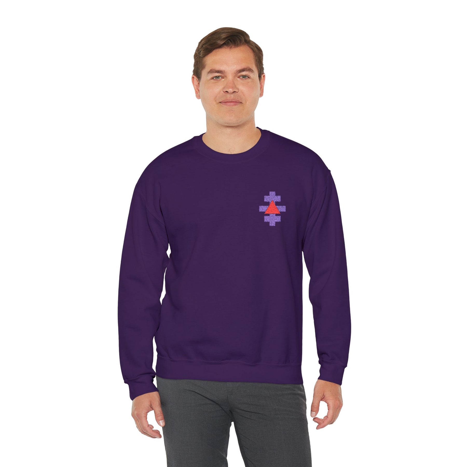 Knight Templar Priests Sweatshirt - Crewneck Embroidered Emblem - Bricks Masons