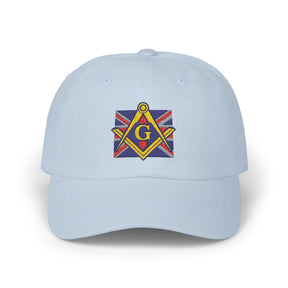 Master Mason Craft Baseball Cap - United Kingdom Mason Square & Compass G - Bricks Masons