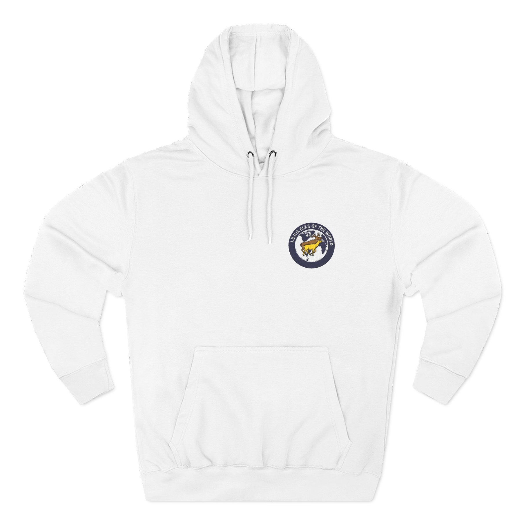 Elks of the World Hoodie - Embroidered Front Design - Bricks Masons