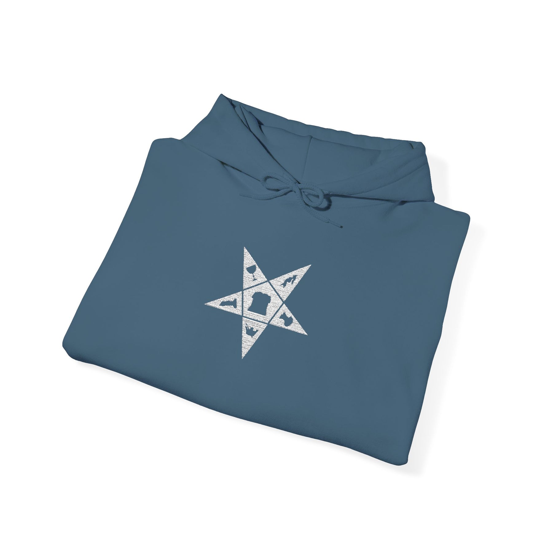 OES Hoodie - Soft Cotton Poly Blend Signature Front Stitch - Bricks Masons