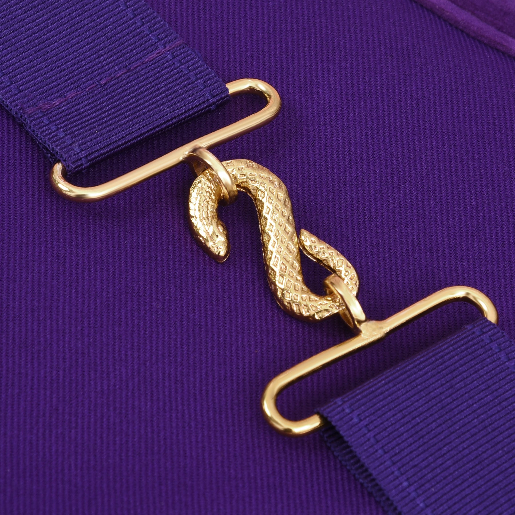 Captain Royal Arch Chapter Officer Apron - Bullion Hand Embroidery - Bricks Masons