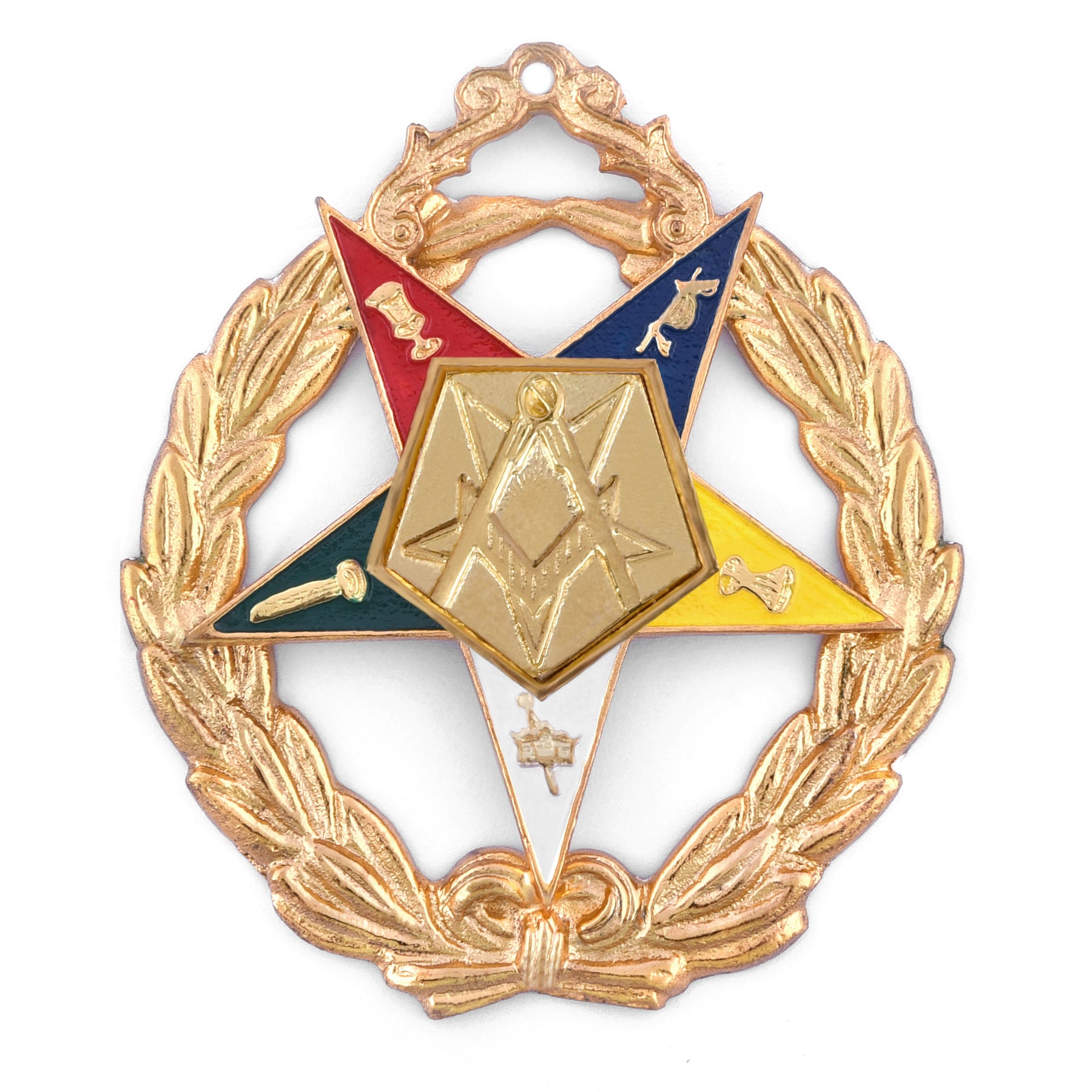 Grand Worthy Patron OES Officer Collar Jewel - Gold Plated