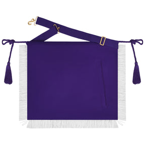 Elks of the World Apron - Satin Borders With Purple Cord Tassels