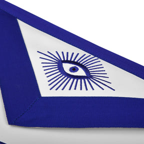 Historian Blue Lodge Apron - White & Blue