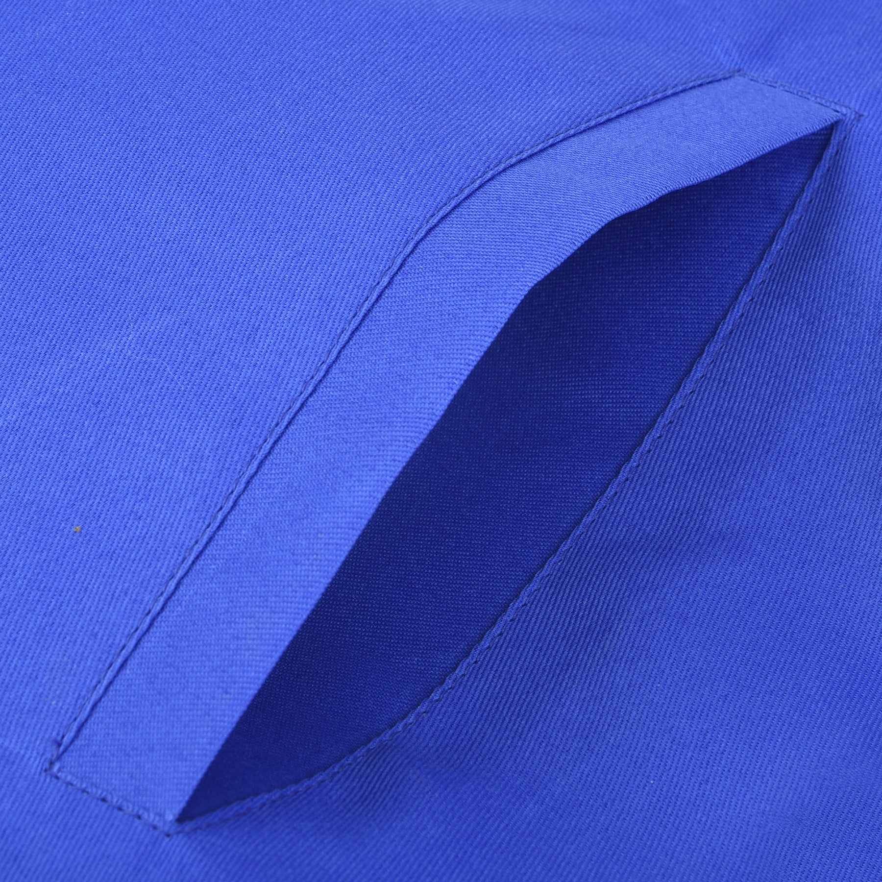 Past Master Blue Lodge Apron - White Cotton With Blue Tassels - Bricks Masons