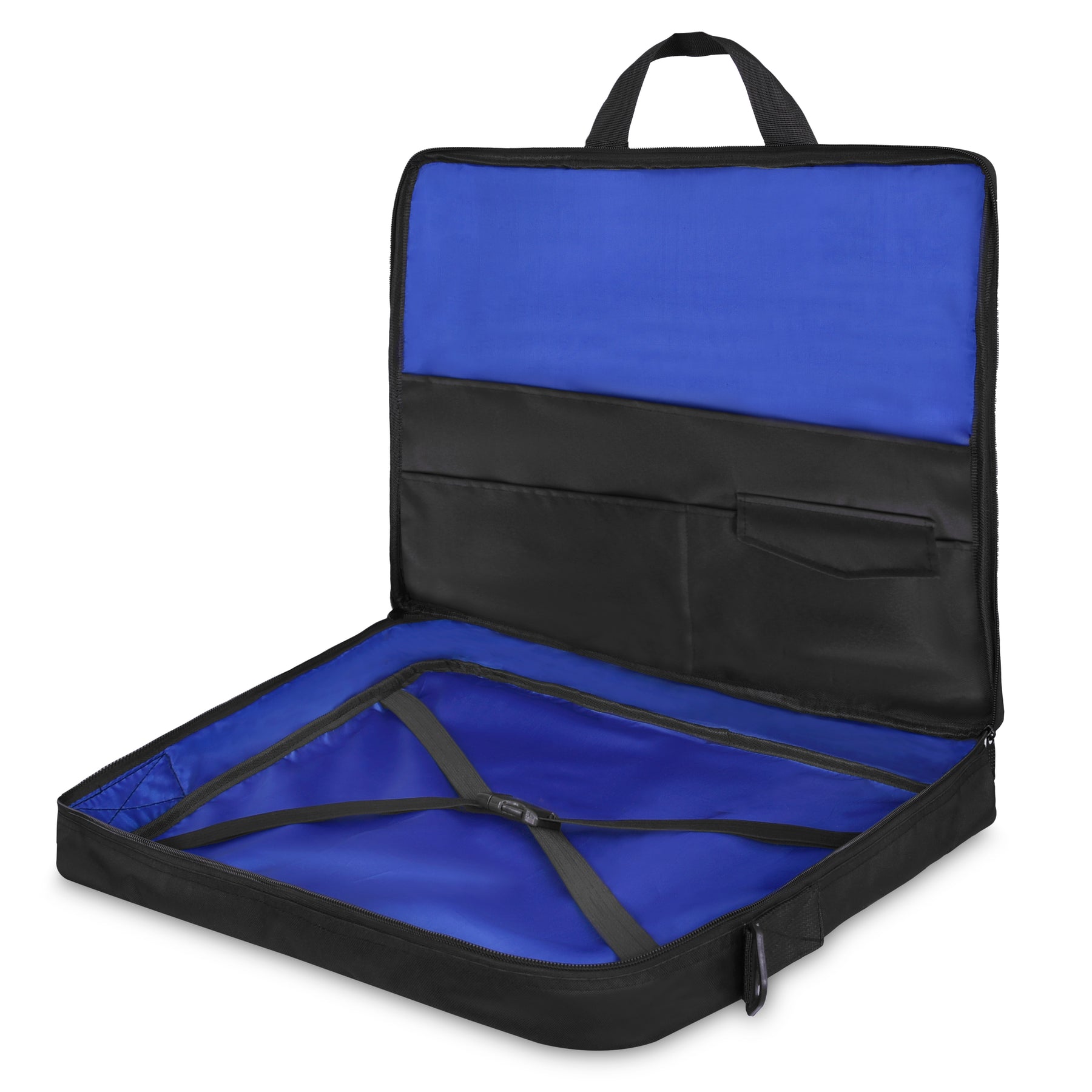 Past Master Blue Lodge California Regulation Apron Case - Black Cordura With Gold Emblem