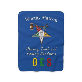 Worthy Matron OES Blanket - HANDMADE Warm Soft Flannel