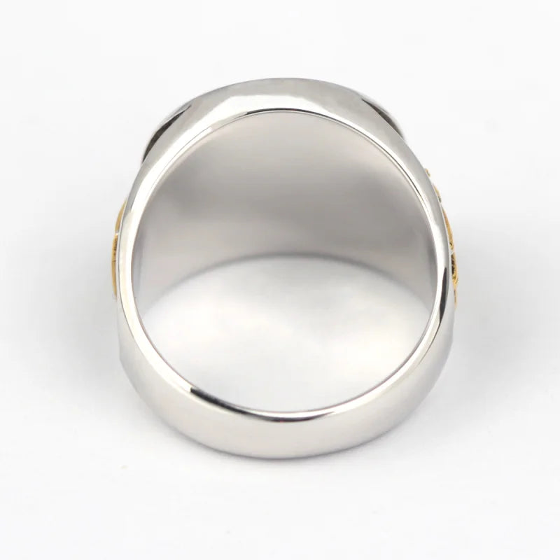 Anillo de la Logia Azul de Maestro Masón - Masones Libres y Aceptados con S&amp;C G Ojo de la Providencia