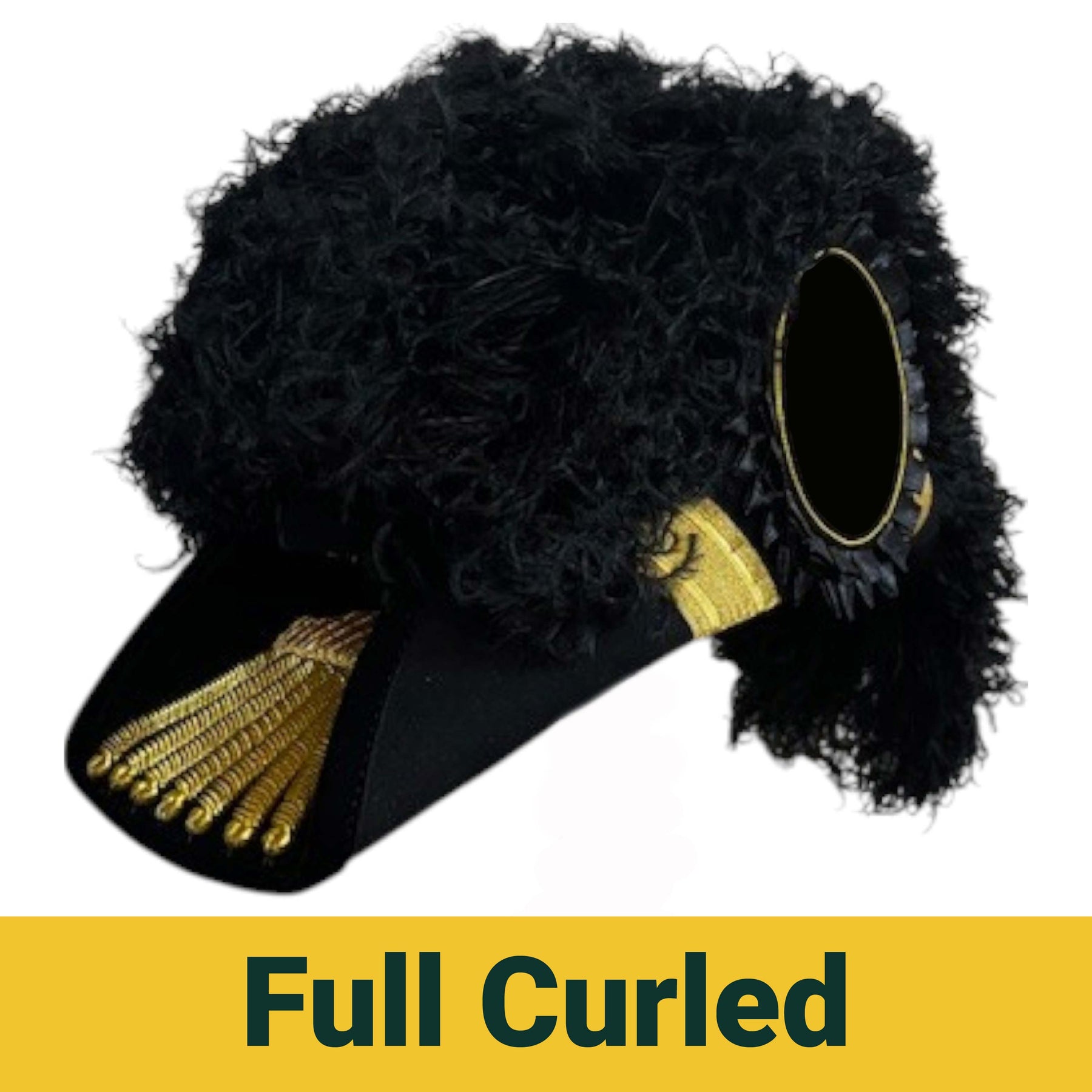 Grand Commander Knights Templar Chapeau - All Black Plumes - Bricks Masons