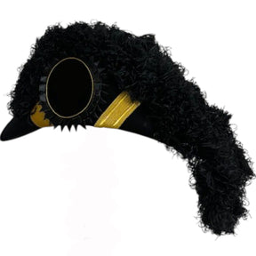 Grand Encampment Knights Templar Chapeau - All Black Plumes - Bricks Masons