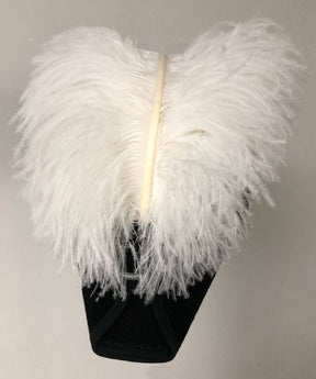 Sir Knight Knights Templar Commandery Chapeau - All White Plumes