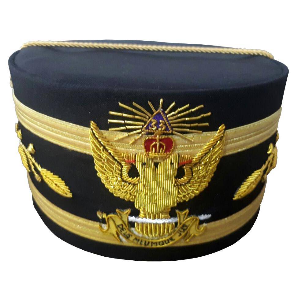 33rd Degree Crown Cap - Wings Up Black