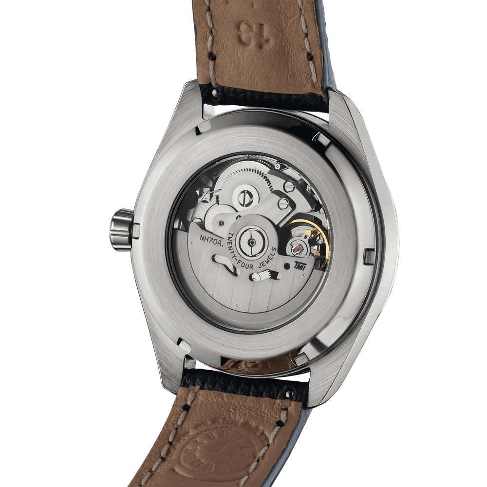 Master Mason Blue Lodge Wristwatch - Blue Bezel Owl with Square & Compasses G